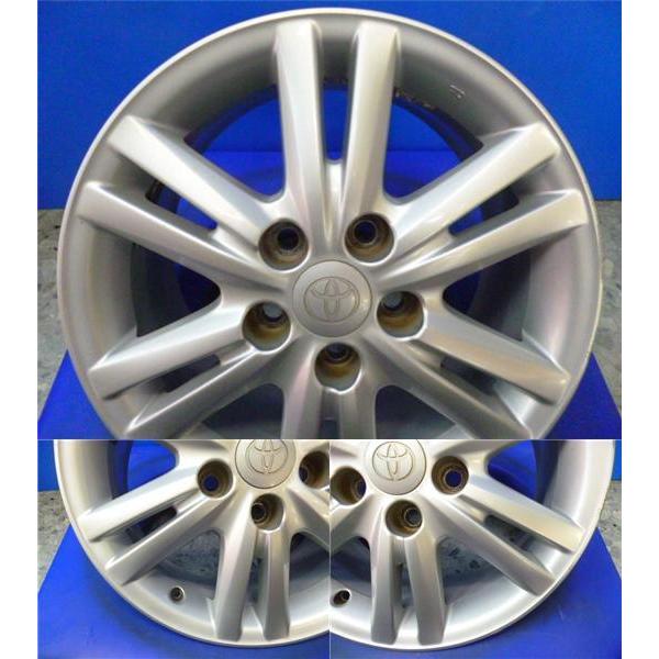 代引不可】トヨタ120マークX純正16インチホイール4本セット 流用に 
