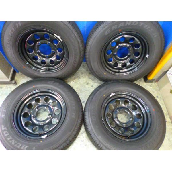 DUNLOP 【新車外し】スズキ ジムニーシエラ純正15インチスチール DUNLOP 【新車外し】スズキ ジムニーシエラ純正15インチスチール