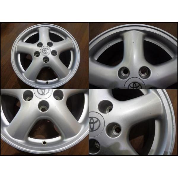 大特価! 送料無料! 16インチ 中古 4本 トヨタ ツアラーV 純正 6.5J +50  