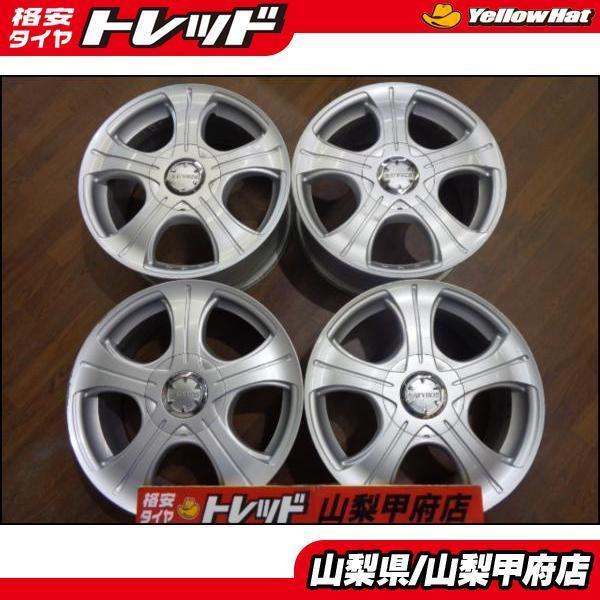 大特価! 送料無料! 16インチ 中古ホイール 4本 SATYROS 7J +48 5H 100