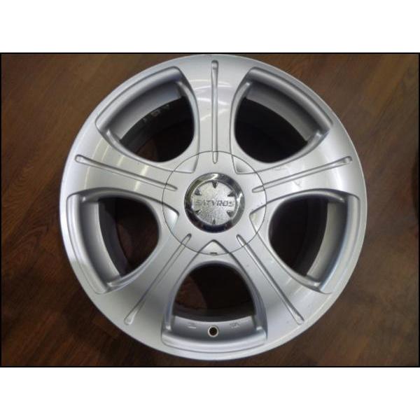 大特価! 送料無料! 16インチ 中古ホイール 4本 SATYROS 7J +48 5H 100