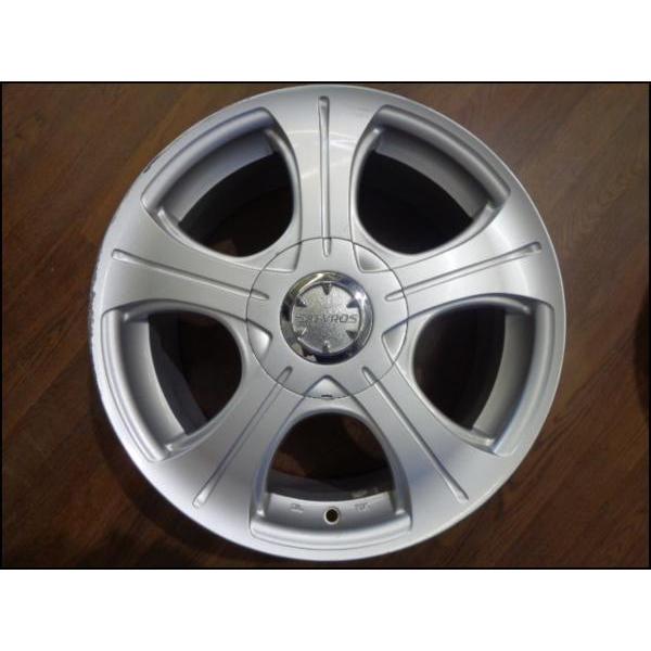 大特価! 送料無料! 16インチ 中古ホイール 4本 SATYROS 7J +48 5H 100 