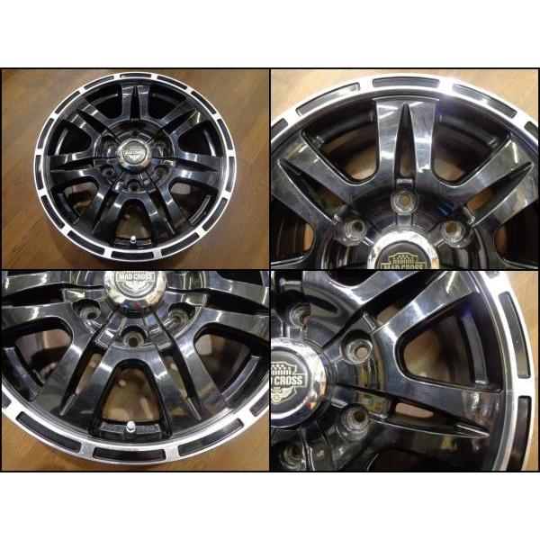 大特価 送料無料 ハイエース 16インチ ホイール 4本 中古 MAD CROSS XD 