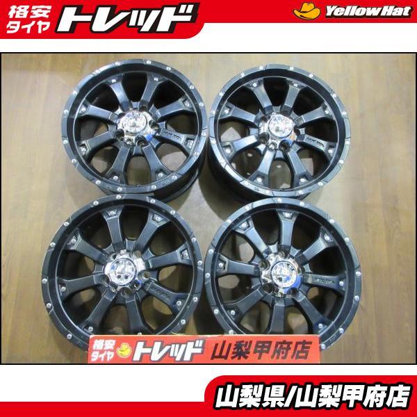 お買い得 【送料無料】中古アルミホイール 4枚セット MKW MK-46 16