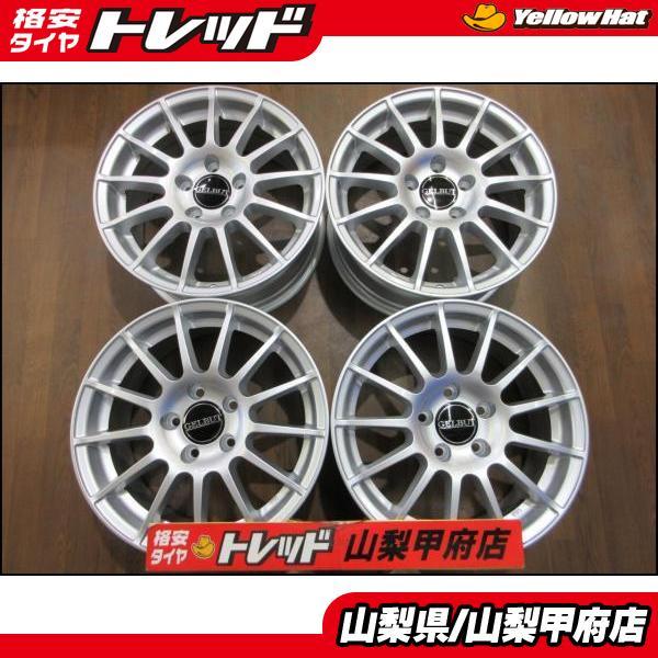 お買い得 【送料無料】中古アルミホイール 4枚 GELBUT 球面座 16インチ 