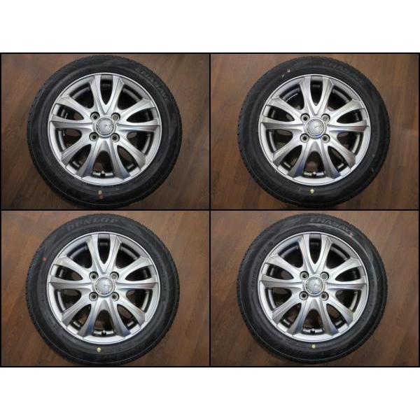 DUNLOP ワゴンR N-BOX タント お買い得 サマータイヤセット 中古 DUNLOP ワゴンR N-BOX タント お買い得 サマータイヤセット 中古