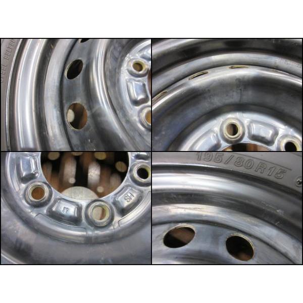 ヨコハマタイヤ（YOKOHAMA TIRE） ハイエース 195/80R15 バリ山 中古