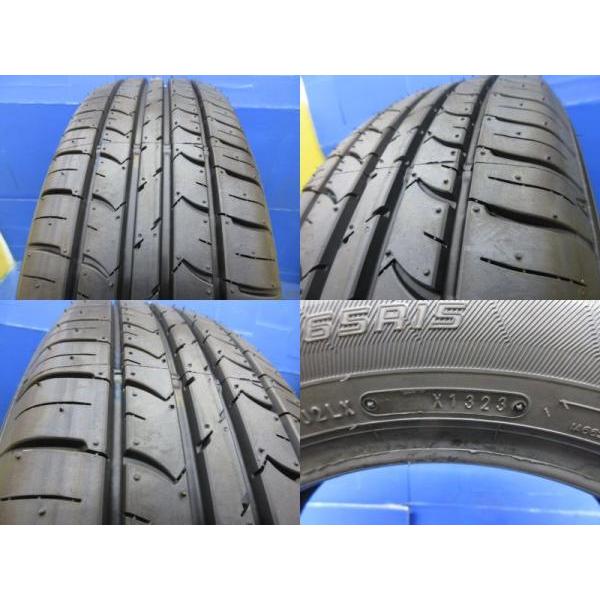 185/65R15 グッドイヤー E-Grip EG01 トピー インベルノ アルミホイール 5.5J-15 +42 4H100 ４本セット 中古＆新品 夏用 高萩 bB NCP30 NCP｜tire-shop-tread｜07