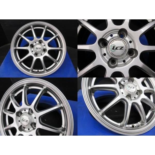 185/65R15 グッドイヤー E-Grip EG01 ベスト LCZ010 アルミホイール 5.5J-15 +45 4H100 ４本セット 中古＆新品 夏用 高萩 ノート E12 E12改｜tire-shop-tread｜04