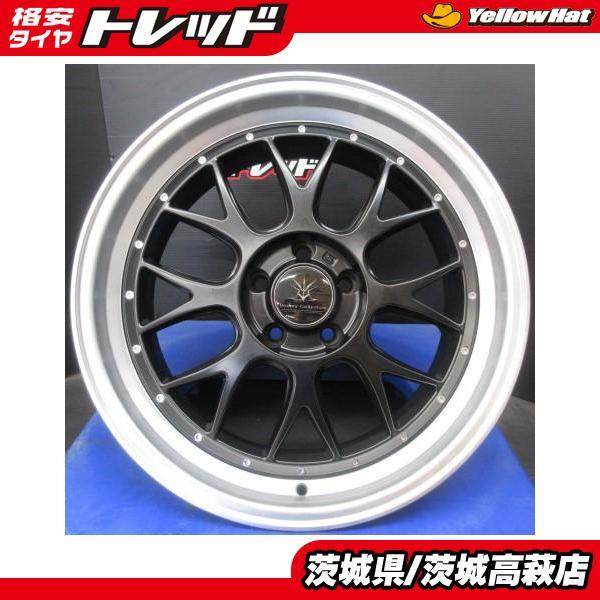 中古ホイール 深リム セダン クラウン等に 前後違い OFF BEAT Bounty