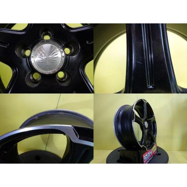 送料無料 中古ホイール4本セット アルジェノン フェニーチェ TT1 7.0J