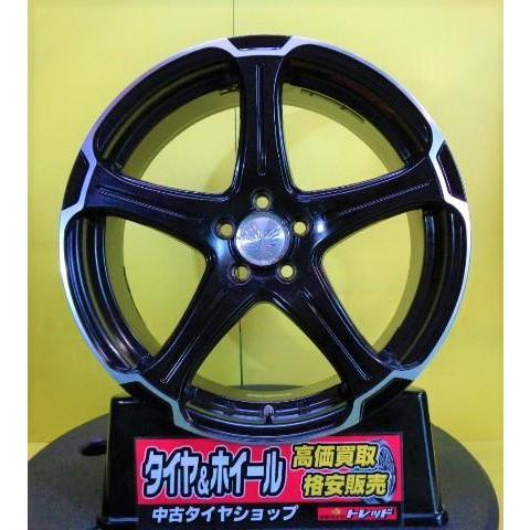 送料無料 中古ホイール4本セット アルジェノン フェニーチェ TT1 7.0J