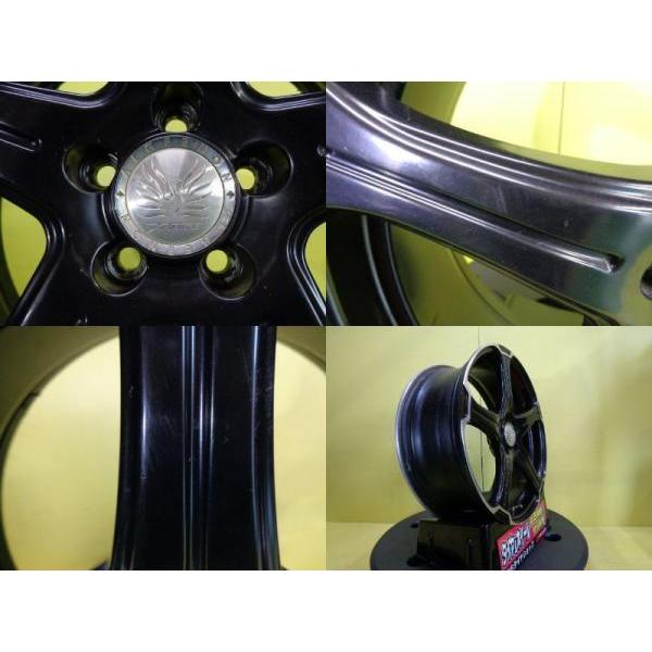 送料無料 中古ホイール4本セット アルジェノン フェニーチェ TT1 7.0J 