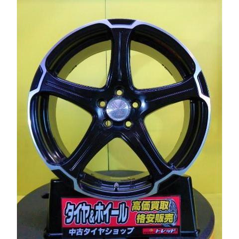 送料無料 中古ホイール4本セット アルジェノン フェニーチェ TT1 7.0J