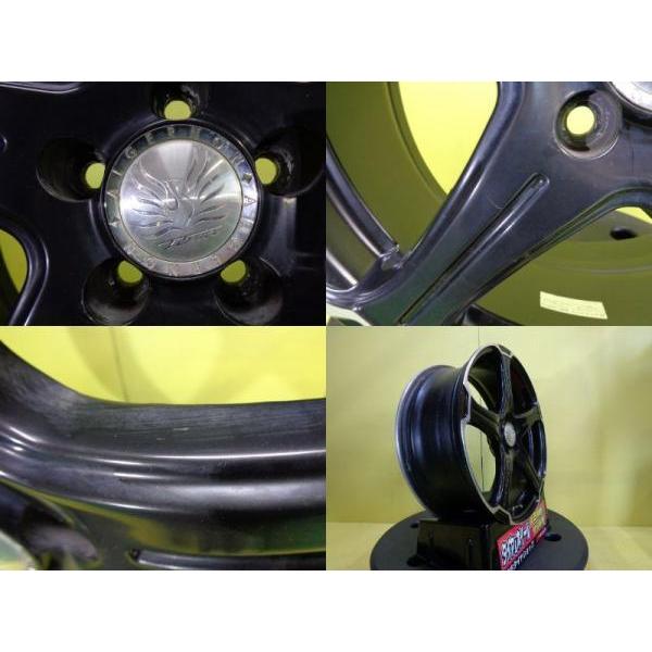送料無料 中古ホイール4本セット アルジェノン フェニーチェ TT1 7.0J 