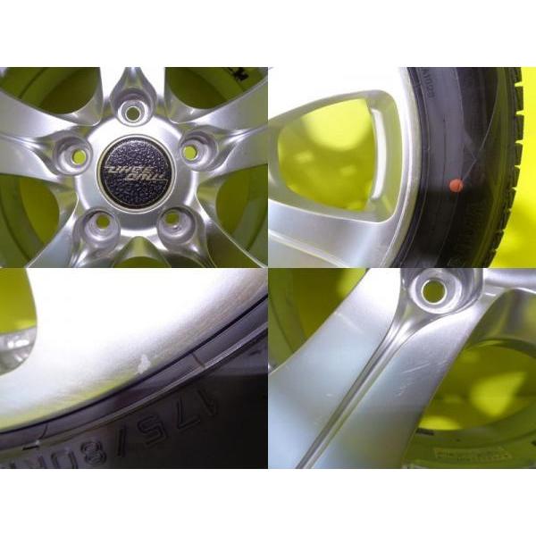 ダンロップ スタッドレスタイヤ 175/80R15 ホイールセット バリ溝です