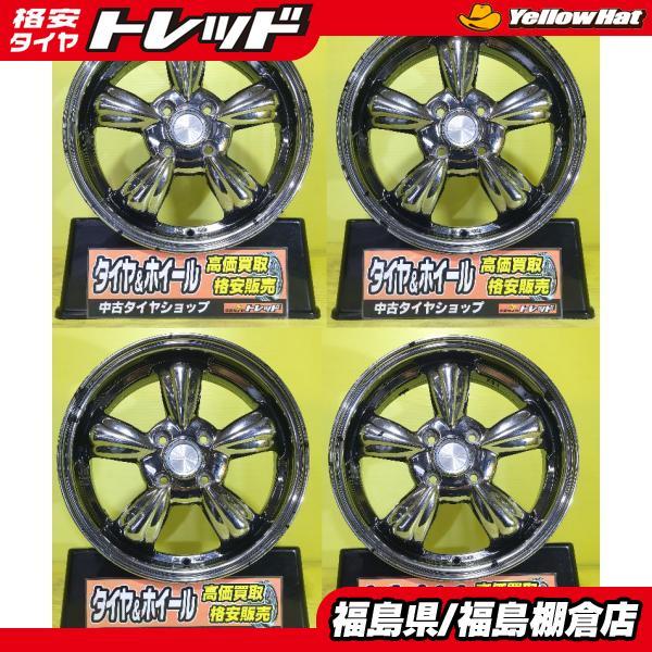 デイトナ風　ラディアンス　 15インチ 4本セット RADIANCE ラディアンス R-5K 15インチ 100/4H 15×5.0J +40 PCD100 4穴