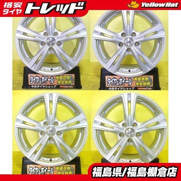 車 17インチ 7J 新品4本セット D1テクニック PCD114.3 5H