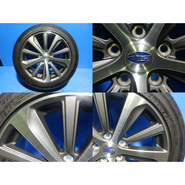 スバルレガシー ラジアルタイヤ+Subaruホイールセット4本＊中古美品 
