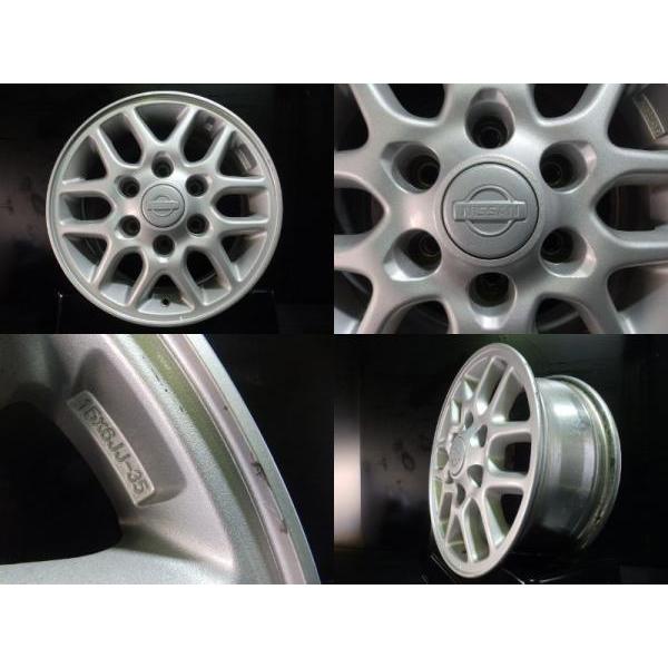 中古ホイール】 4本 日産 E50 エルグランド 純正 6J-15 +35 139.7 6H 