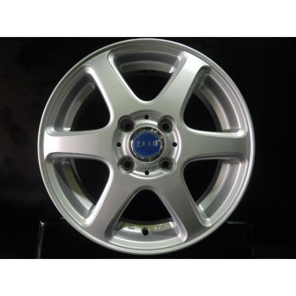 軽自動車 14インチ 中古 ホイール 4本 ブリヂストン FEID KD6 4.5J-14 