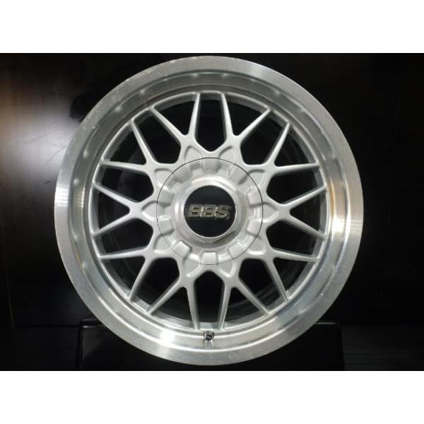 中古ホイール 4本 BBS RG2 RG172 7.0J-16 5/100 +35 シルバー ボーラ