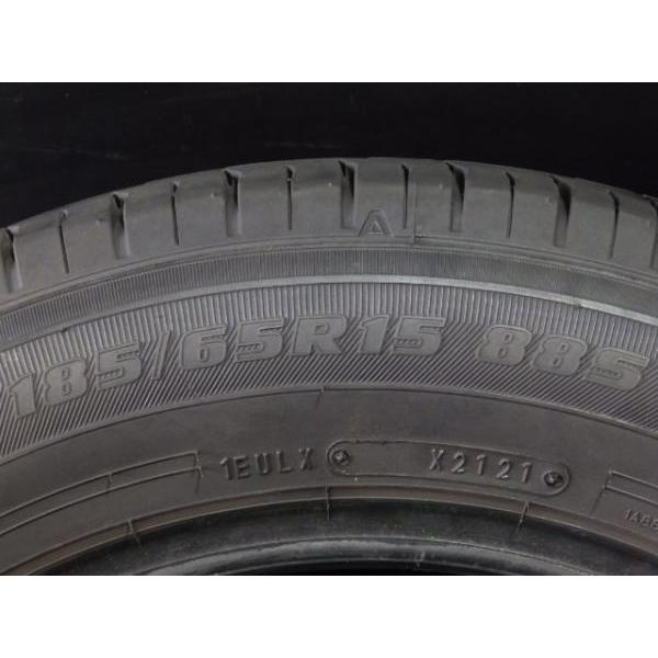 イエローハット 専売品 エコファイン 185/65R15 中古 バリ溝 1本 夏
