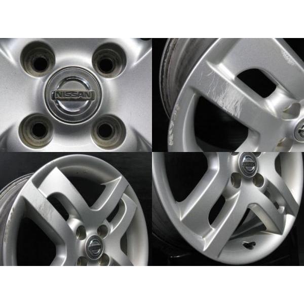 中古 16インチ 日産 Z12 キューブ 純正 ホイール 6.0J-16 4穴 中古 16インチ 日産 Z12 キューブ 純正 ホイール 6.0J-16 4穴