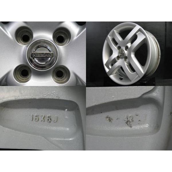 中古 16インチ 日産 Z12 キューブ 純正 ホイール 6.0J-16 4穴 中古 16インチ 日産 Z12 キューブ 純正 ホイール 6.0J-16 4穴