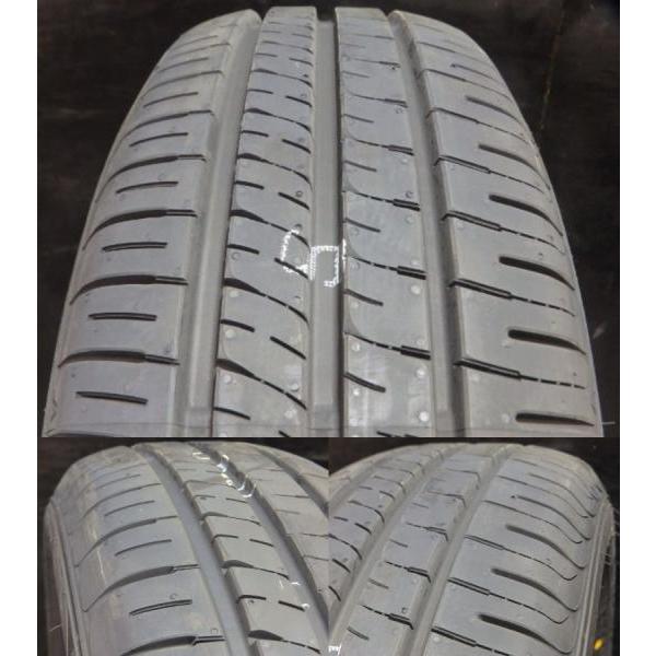 夏組 新品 夏タイヤ 195/65R15 91H ダンロップ EC204 低燃費 23年製 ＆ 中古アルミ 6.0J-15 5H100 +43 プリウス ウイッシュ等に 白河｜tire-shop-tread｜03