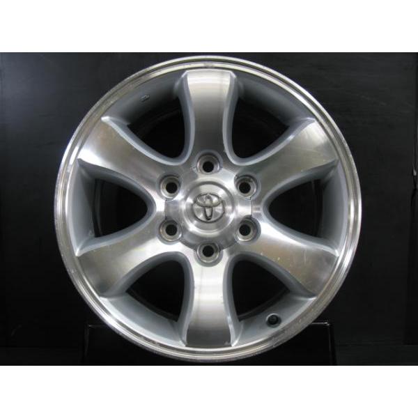 中古ホイール 4本 】トヨタ 120系 プラド 純正 7.5J-17 +30 中古ホイール 4本 】トヨタ 120系 プラド 純正 7.5J-17 +30
