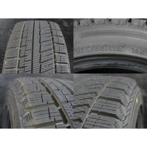 バリ溝 165/55R15 中古 24年製 4本セット スタッドレス GRIPMAX バリ溝 165/55R15 中古 24年製 4本セット スタッドレス GRIPMAX