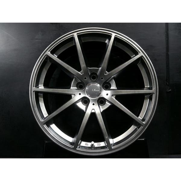 美品 18インチ 中古 ホイール 阿部商会 LA STRADA LF-SPORT LFII 7.5J 