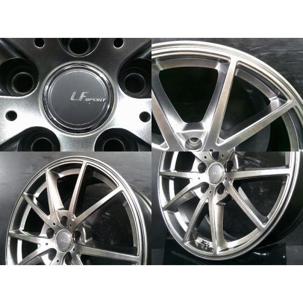 美品 18インチ 中古 ホイール 阿部商会 LA STRADA LF-SPORT LFII 7.5J 