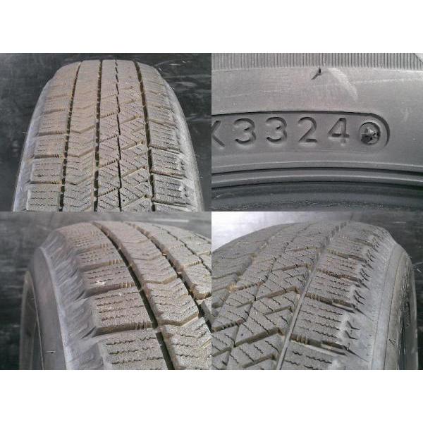 道内送料無料❗️165/60/15冬タイヤ☆ブリジストンVRXバリ山 BRIDGESTONE 中古 165/60R15 24年製 ブリヂストン BLIZZAK VRX2