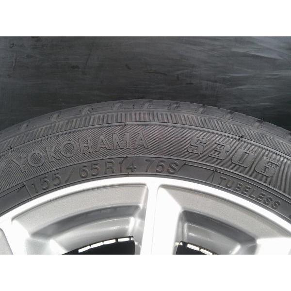 ヨコハマタイヤ（YOKOHAMA TIRE） 中古タイヤ バリ山 155/65R14 25年製