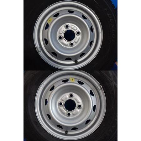 DUNLOP プロボックスに スタッドレス 165R13 6PR 2022製 と 13x4 DUNLOP プロボックスに スタッドレス 165R13 6PR 2022製 と 13x4