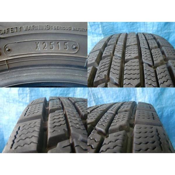 ●中古4本セット ダンロップDSX-2 155/80R13 2015年製 パッソ ヴィッツ ウイングロード ロゴ ファミリア Kei ミラージュ ブーン 等｜tire-shop-tread｜06