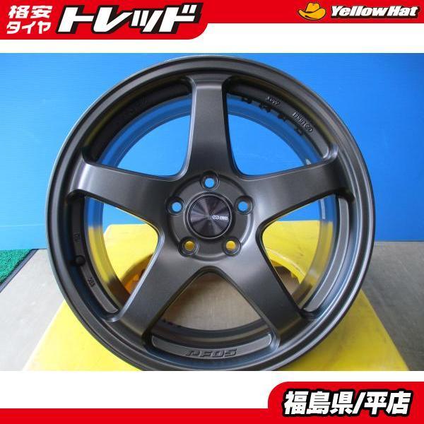 中古 人気のエンケイ PF05 18インチ7．5J ＋48 5ホール 114