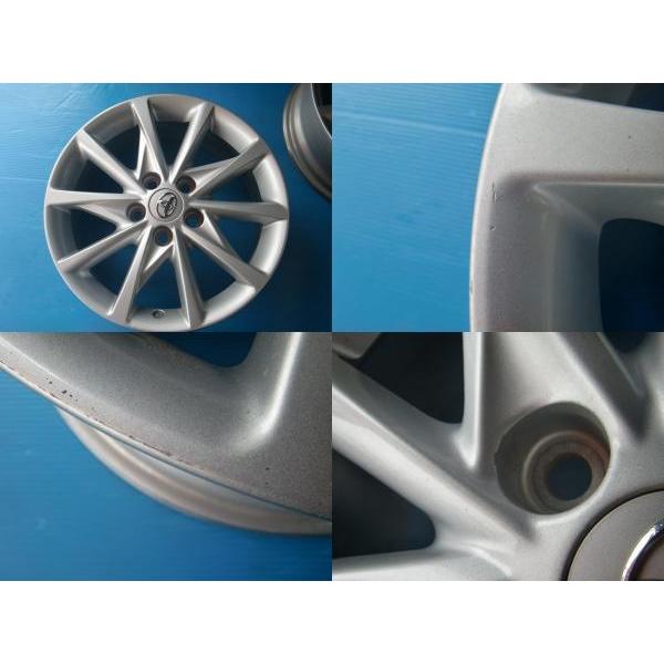 中古ホイール4本セット トヨタ プリウスα純正ホイール 平座ナット仕様 