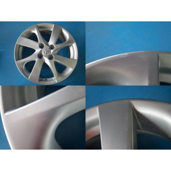中古ホイール4本セット トヨタ ヴィッツ純正ホイール 平座