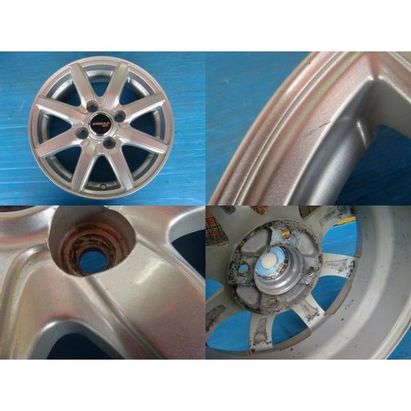 Tomoto シビック　タイヤホイールセット　④ ☆平店☆ 中古ホイール4本セット トピー シビラ ME 13X5.0J 35