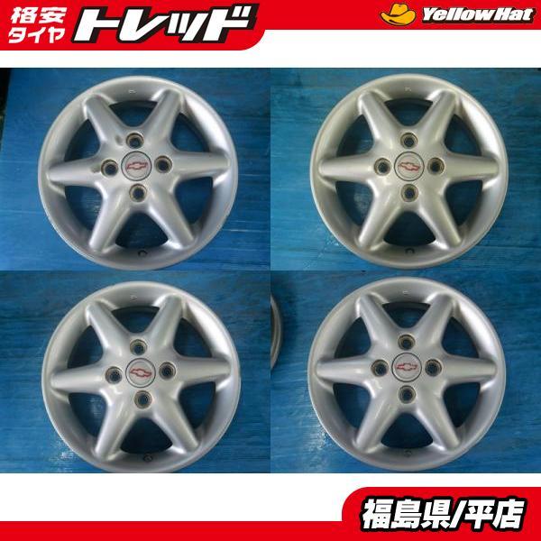 ☆平店☆ 中古ホイール4本セット スズキ純正 ラパンSS用(センター