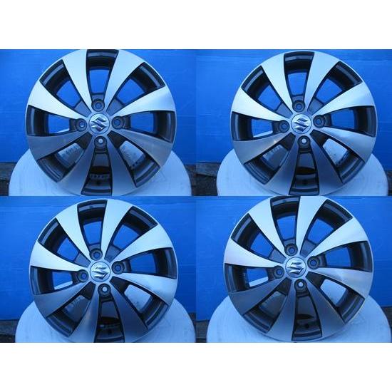 ☆いわき☆ 中古 Suzuki スズキ純正ホイール 15インチ 4.5J+45 ☆いわき☆ 中古 Suzuki スズキ純正ホイール 15インチ 4.5J+45