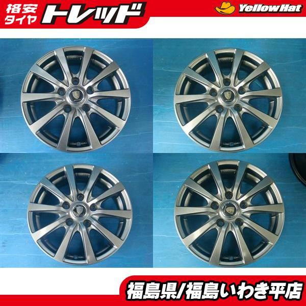 ☆福島いわき☆ 中古ホイール4本セット マナレイスポーツ ユーロ 