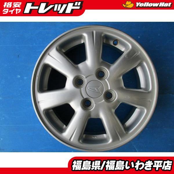 ☆いわき☆ 中古4本セット ダイハツ ミラココア 純正ホイール 14X4.5J+