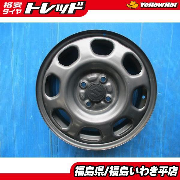 ☆いわき☆ スズキ ハスラー 純正 中古ホイール 15X4.5J+45 4H100
