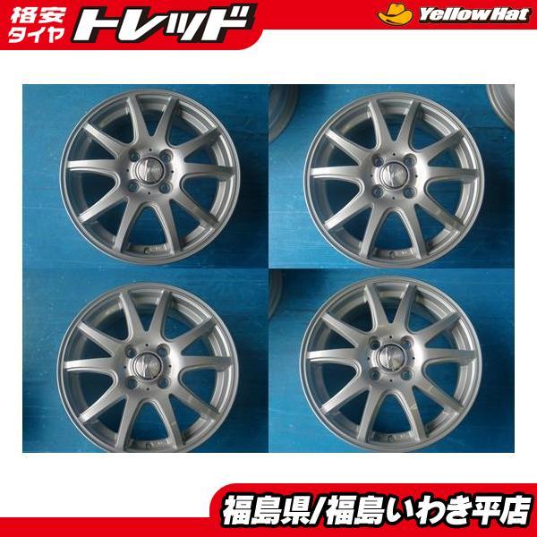☆福島いわき☆ 中古ホイール4本セット イエローハット ファング 15X5