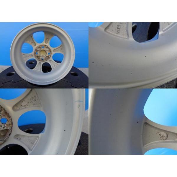 岡崎 中古 スバル R1 純正 ENKEI製 アルミホイール 1545+45 4H100 R2