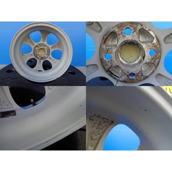 岡崎 中古 スバル R1 純正 ENKEI製 アルミホイール 1545+45 4H100 R2